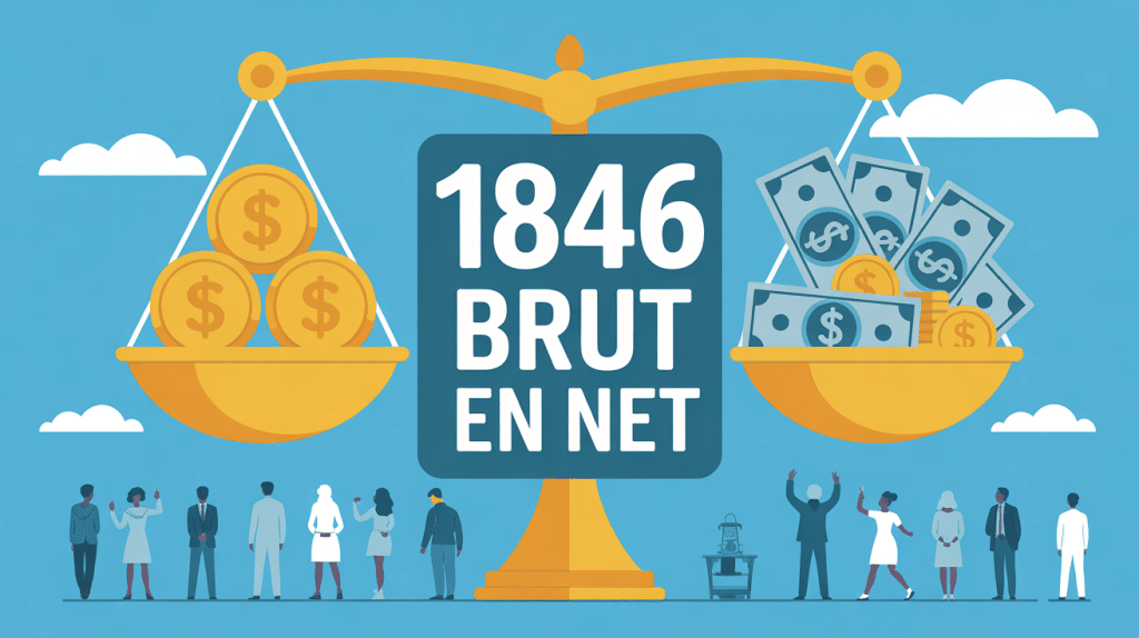 Illustration balance conversion 1846 brut en net