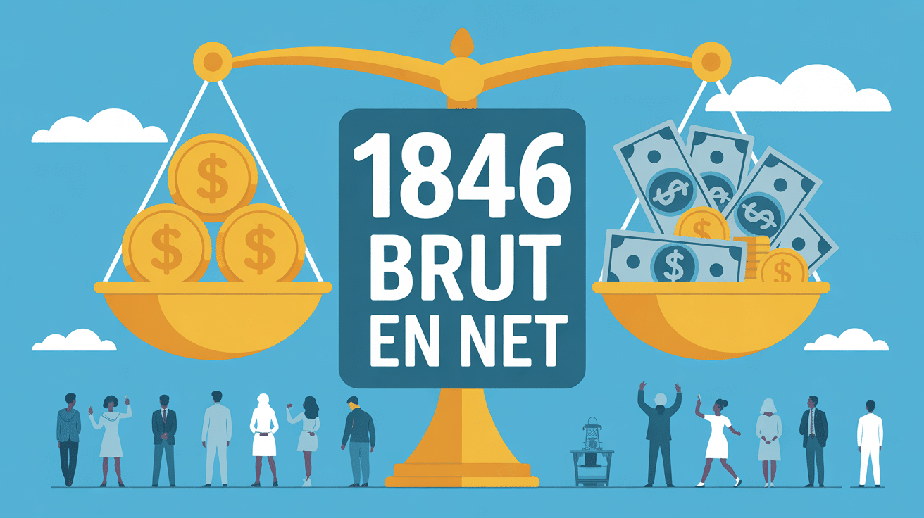 Illustration balance conversion 1846 brut en net