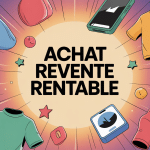 achat revente le plus rentable illustration vectorielle moderne