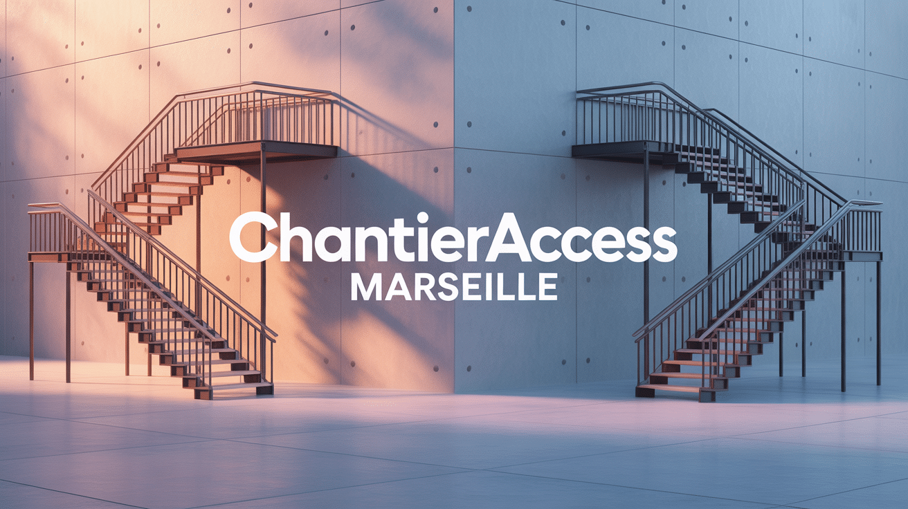 Illustration Chantieraccess Marseille équipements chantier temporaires