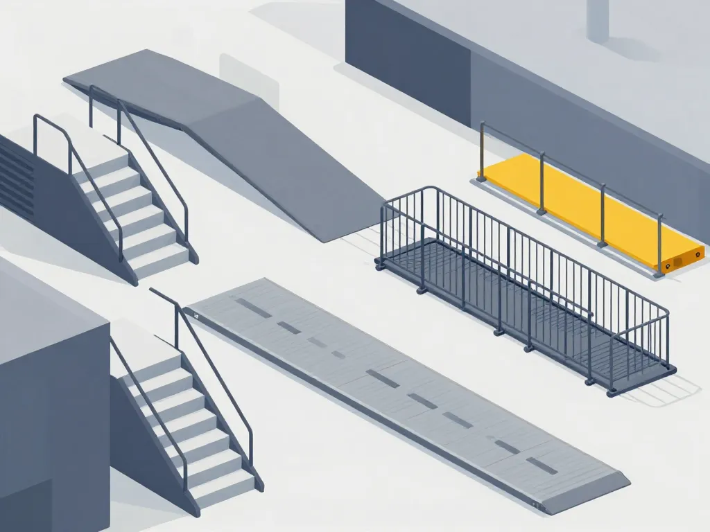 Équipements modulaires Chantieraccess Marseille illustration accès chantier