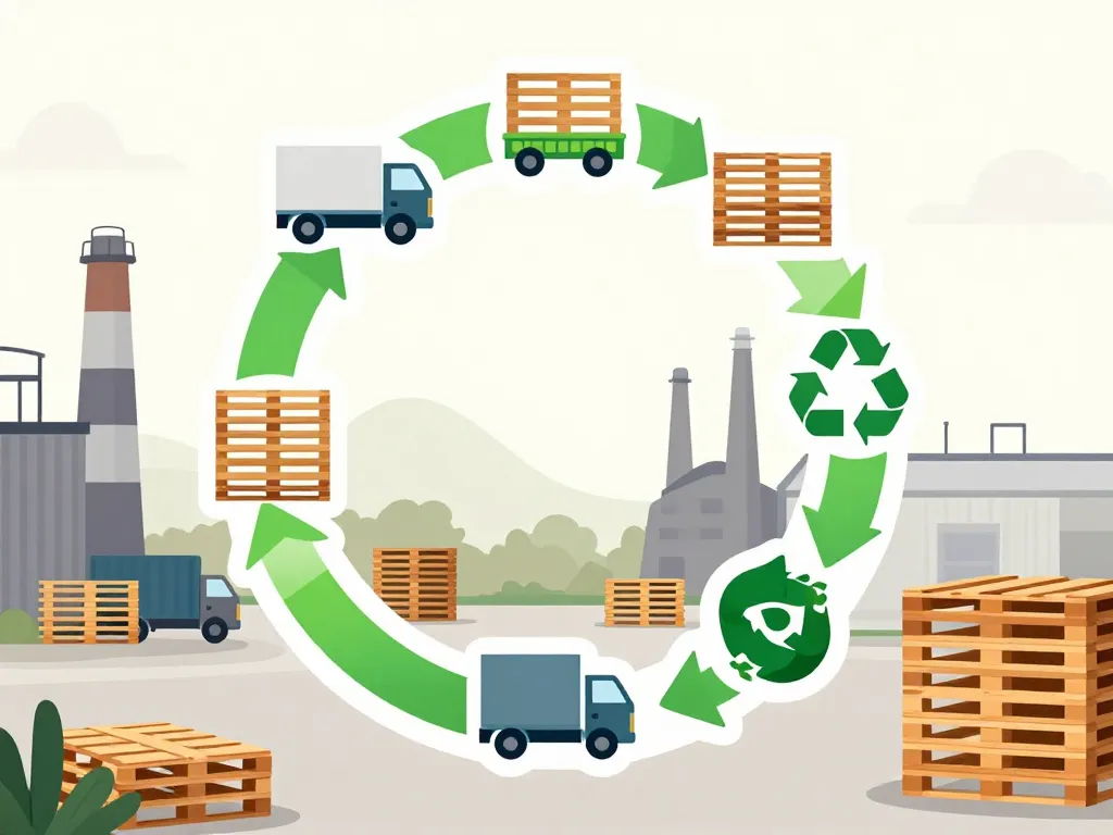 Collecte recyclage palettes Guebwiller bois