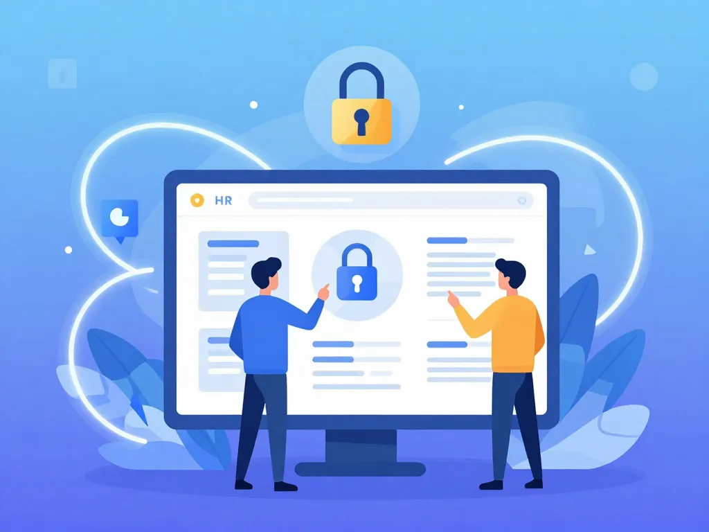 Illustration configuration portail HR4YOU sécurité workflows