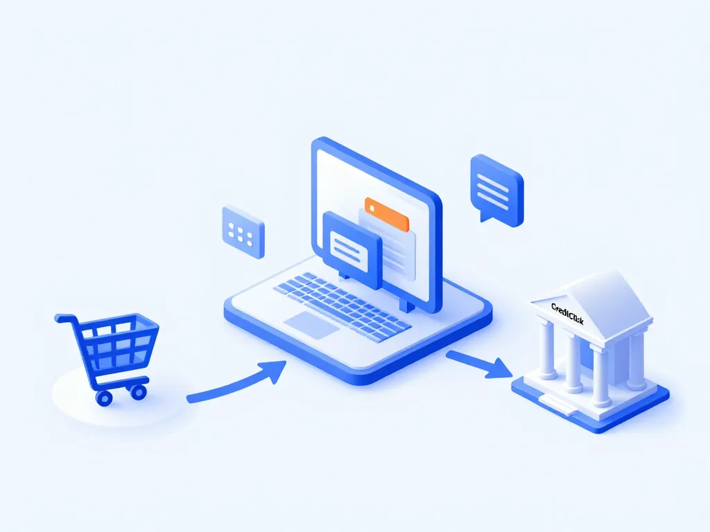 diagramme conceptuel creditclick paiement e-commerce