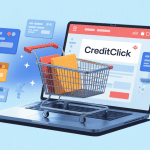 illustration creditclick paiement fractionné ordinateur
