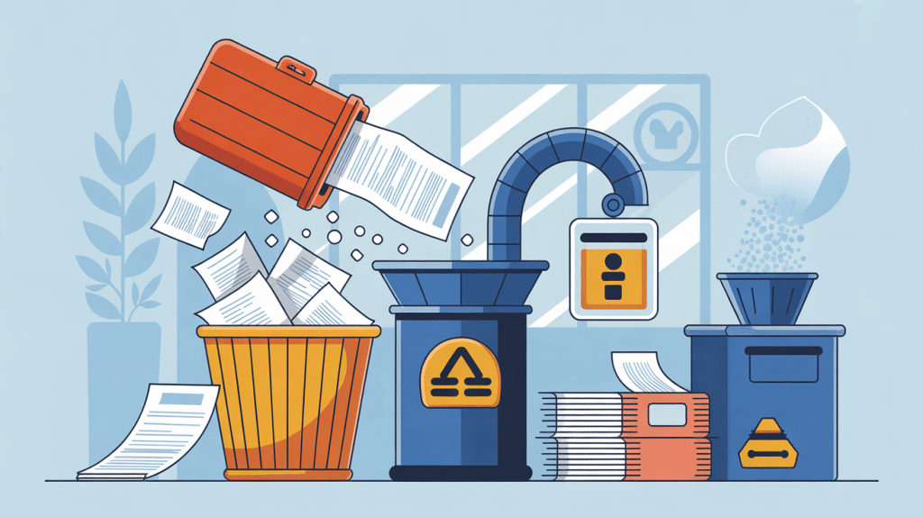 Destruction de documents gratuit sécurisée en entreprise ou à la maison