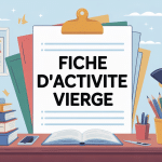 bureau enseignant fiche d'activité vierge