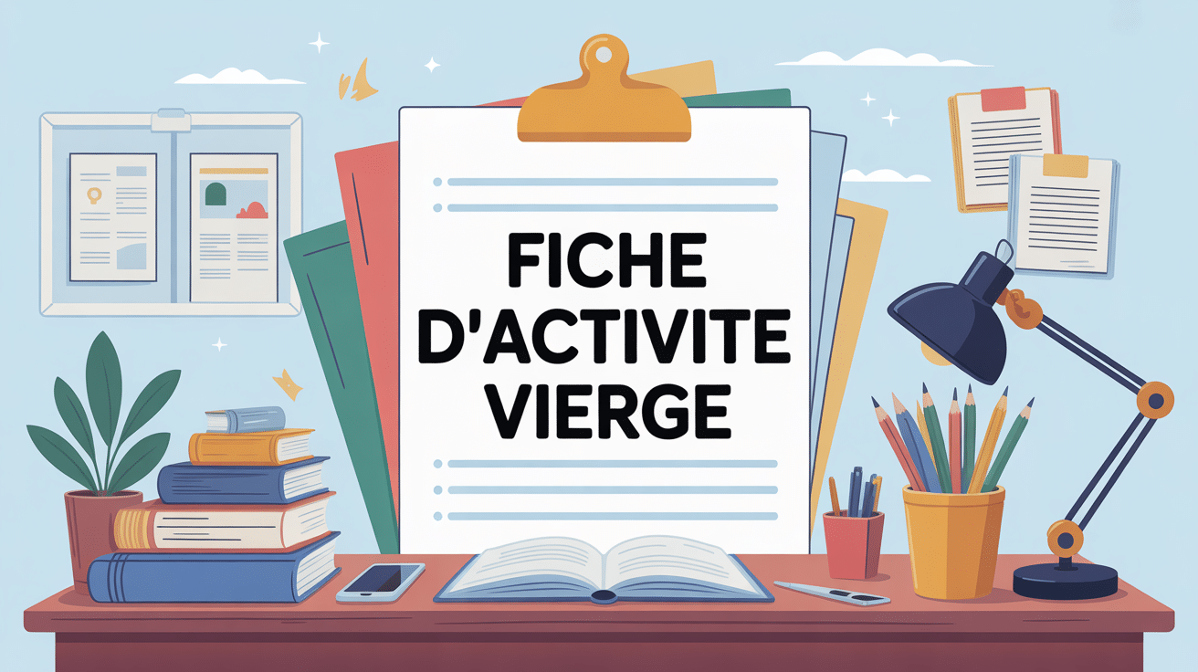 bureau enseignant fiche d'activité vierge