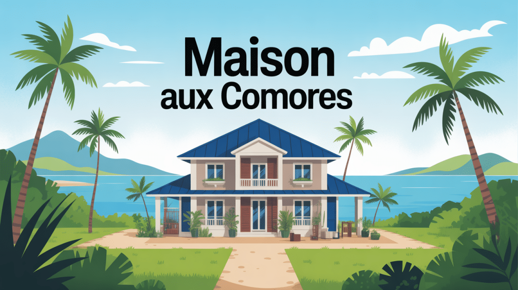 Illustration maison comores projet achat construction