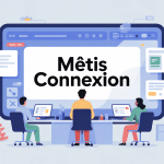 illustration portail numérique mètis connexion
