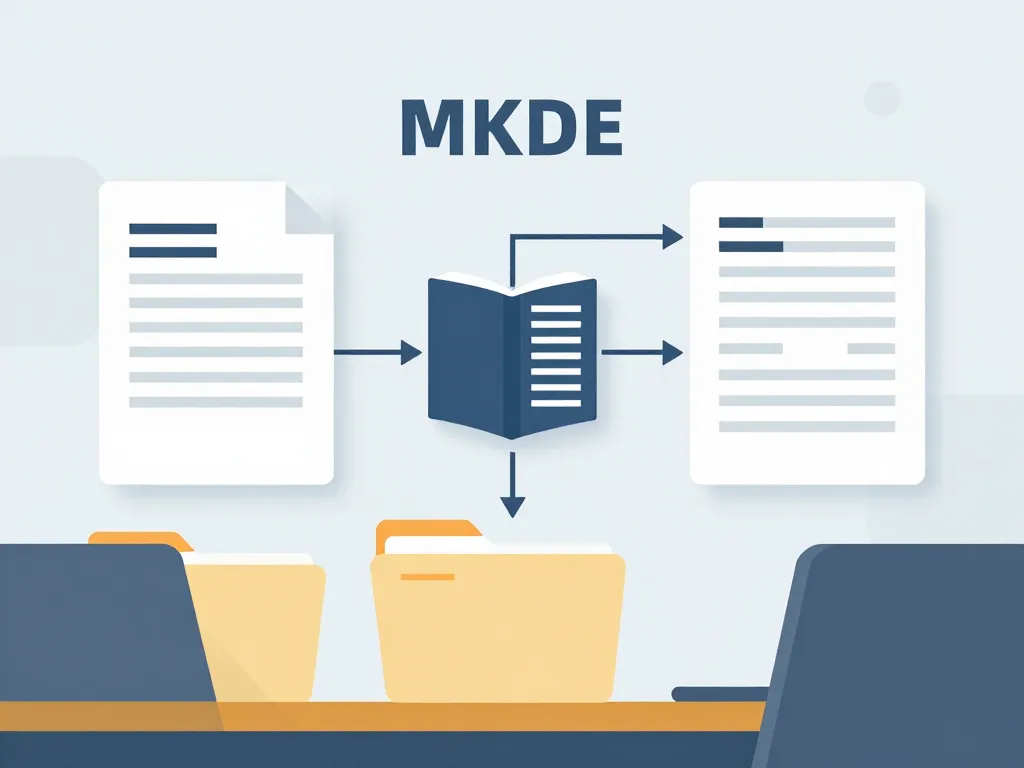 mkde signification application plan comptable