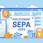 illustration gestion prelevement sepa gieps banque en ligne