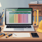 tableau excel chiffrage travaux gratuit sur ordinateur estimation rénovation