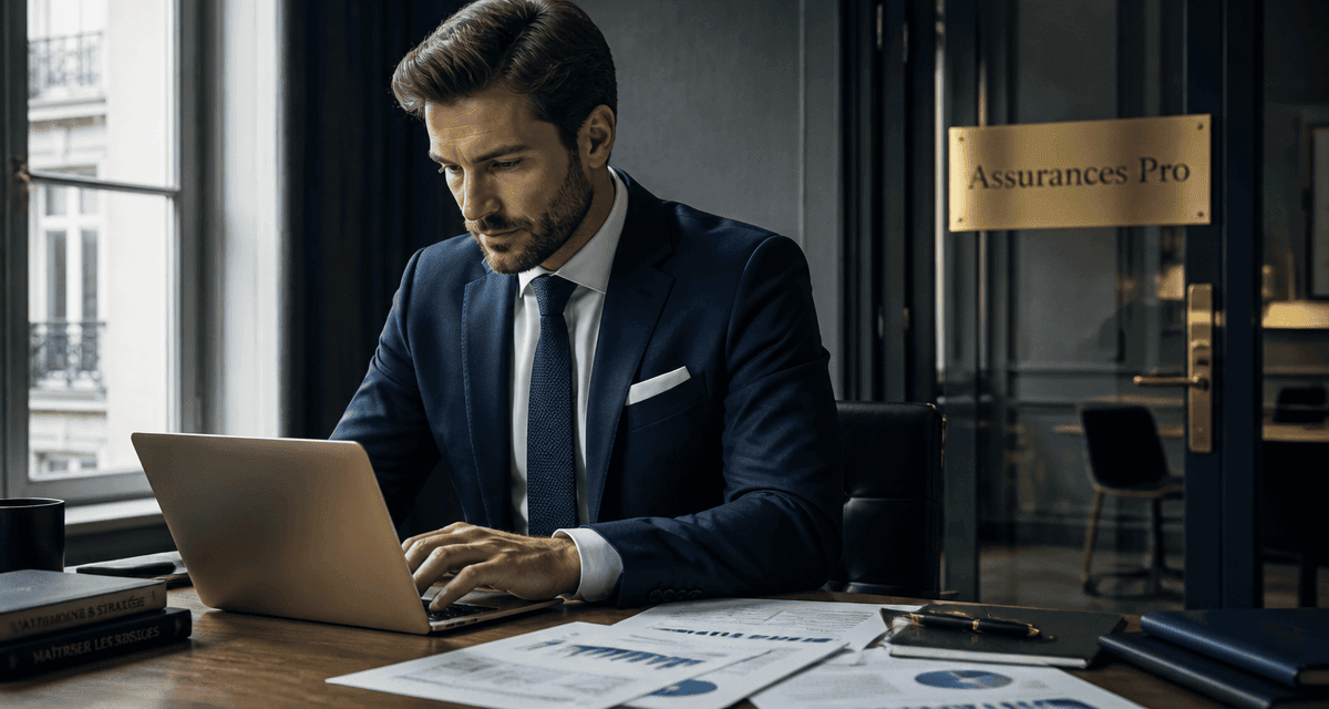 assurance consultant indépendant au bureau moderne
