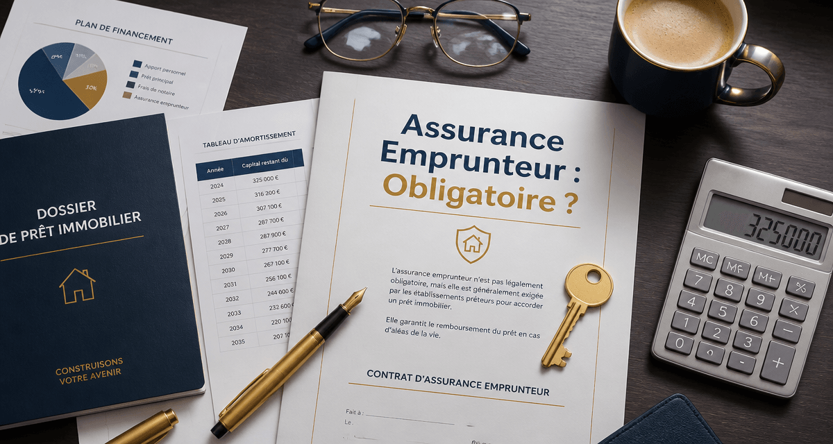 assurance obligatoire pour un pret immobilier sur bureau