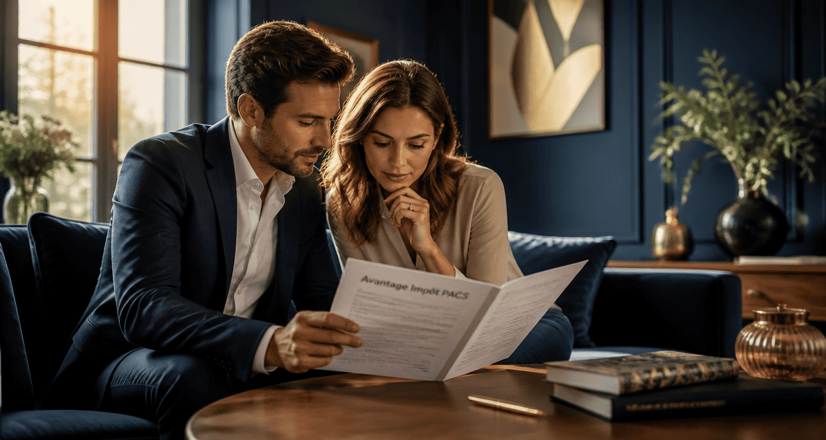 avantage impot pacs couple sur canapé