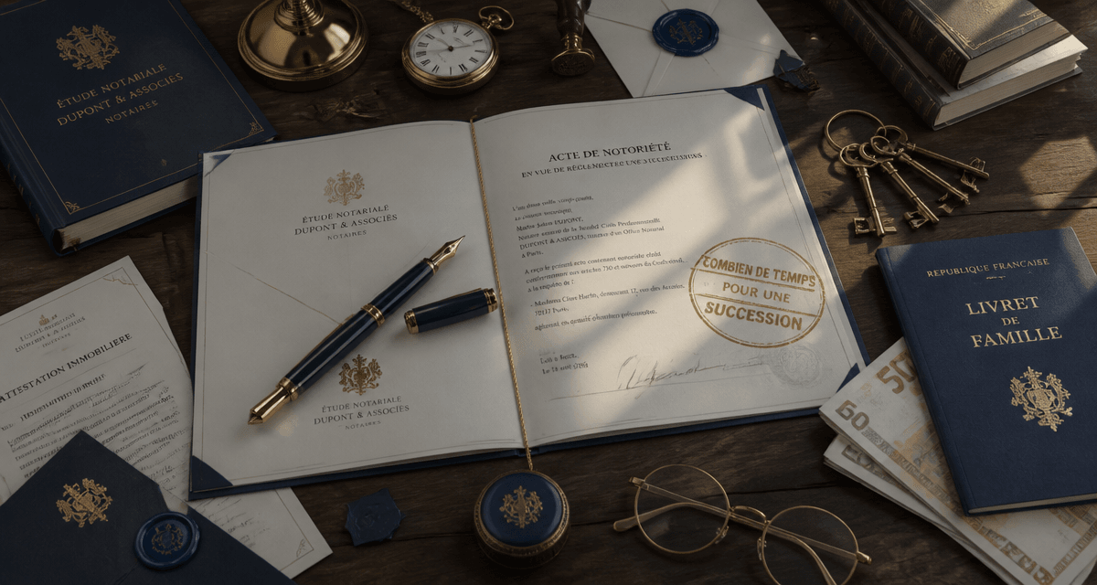 combien de temps pour une succession sur bureau notarial