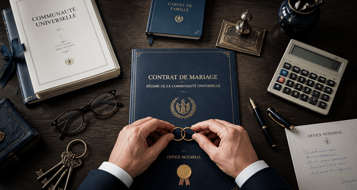 communauté universelle déshériter contrat alliance notaire