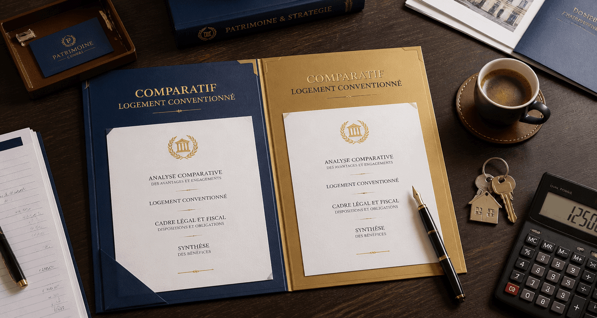 Comparatif logement conventionné ou non sur bureau