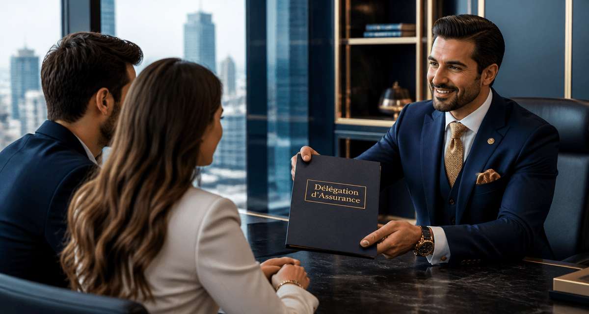 courtier assurance pret immobilier remet dossier delegation