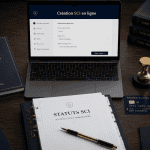 création sci en ligne documents et ordinateur