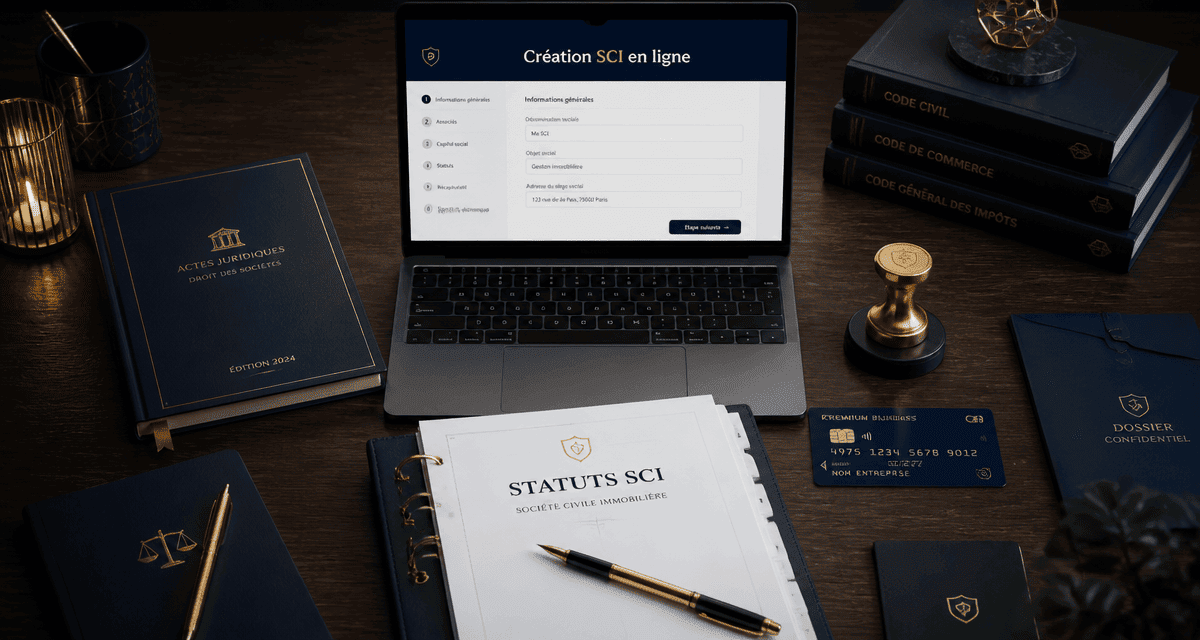 création sci en ligne documents et ordinateur