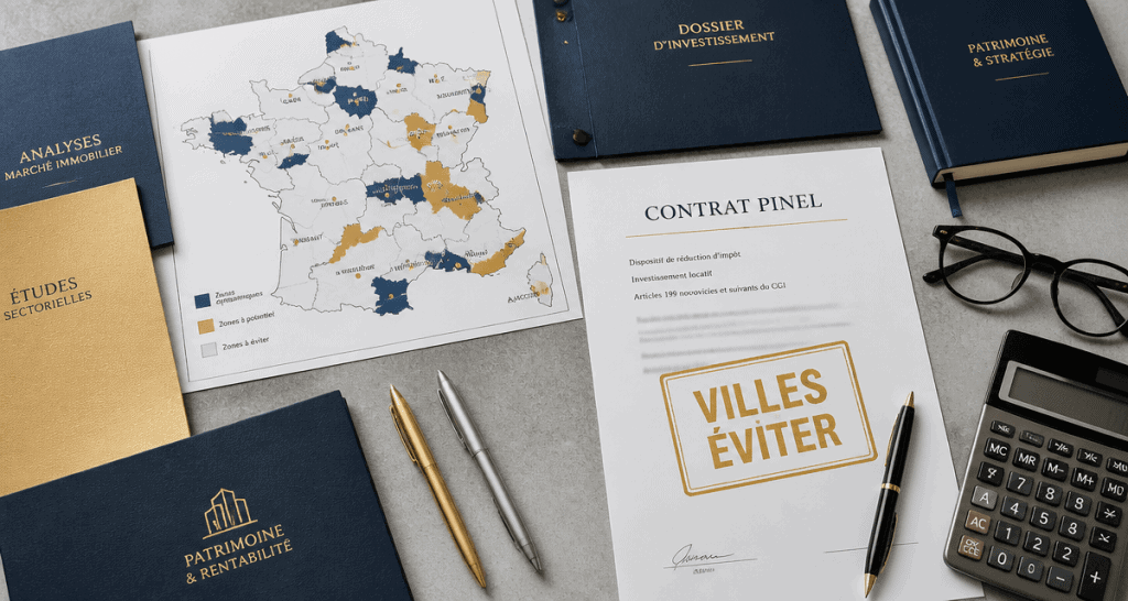 immobilier neuf Pinel les villes à éviter carte