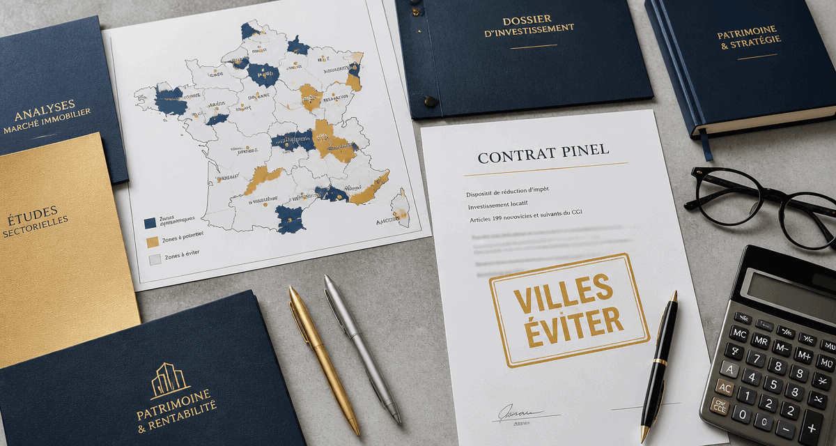 immobilier neuf Pinel les villes à éviter carte