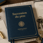 succession père décédé mère vivante dossier notarial