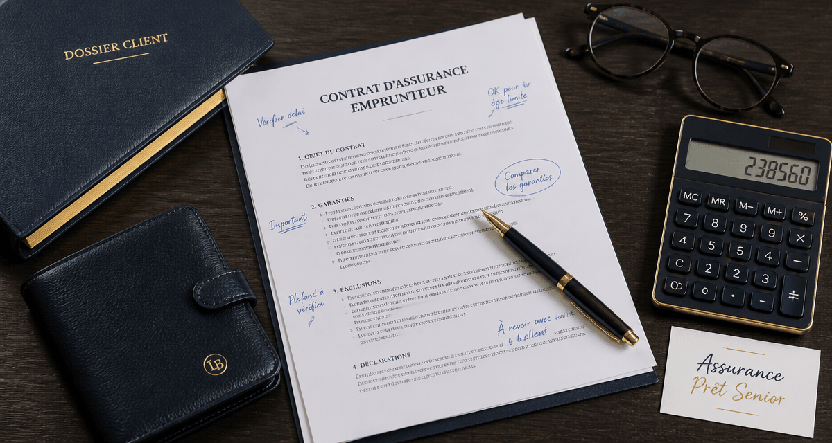 taux assurance prêt immobilier après 65 ans contrat table