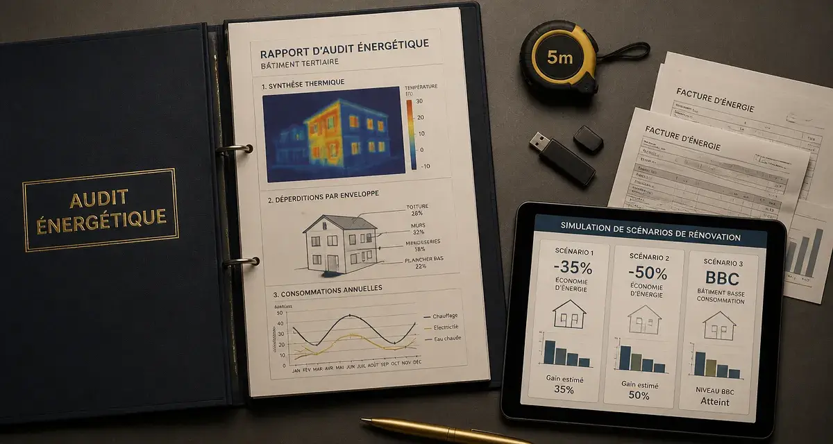Audit energetique copropriété : rapport d’audit et scénarios de travaux