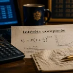 Calcul intérêt composé : épargne transformée en capital exponentiel