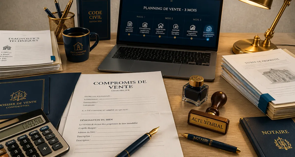 Délai compromis vente : attente 3 mois et acte notarial