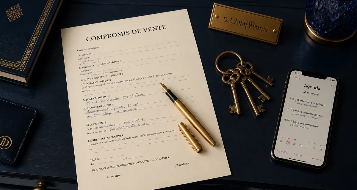 delai entre offre d achat et compromis compromis de vente clés