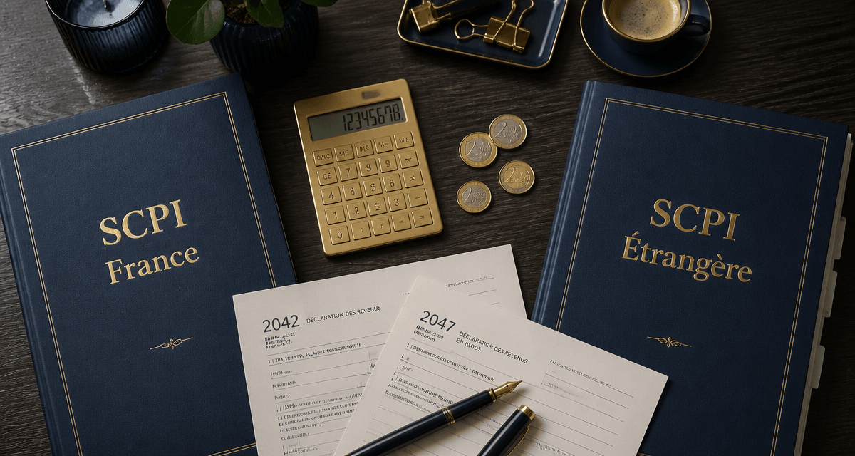fiscalité scpi étrangère dossiers et formulaires fiscaux