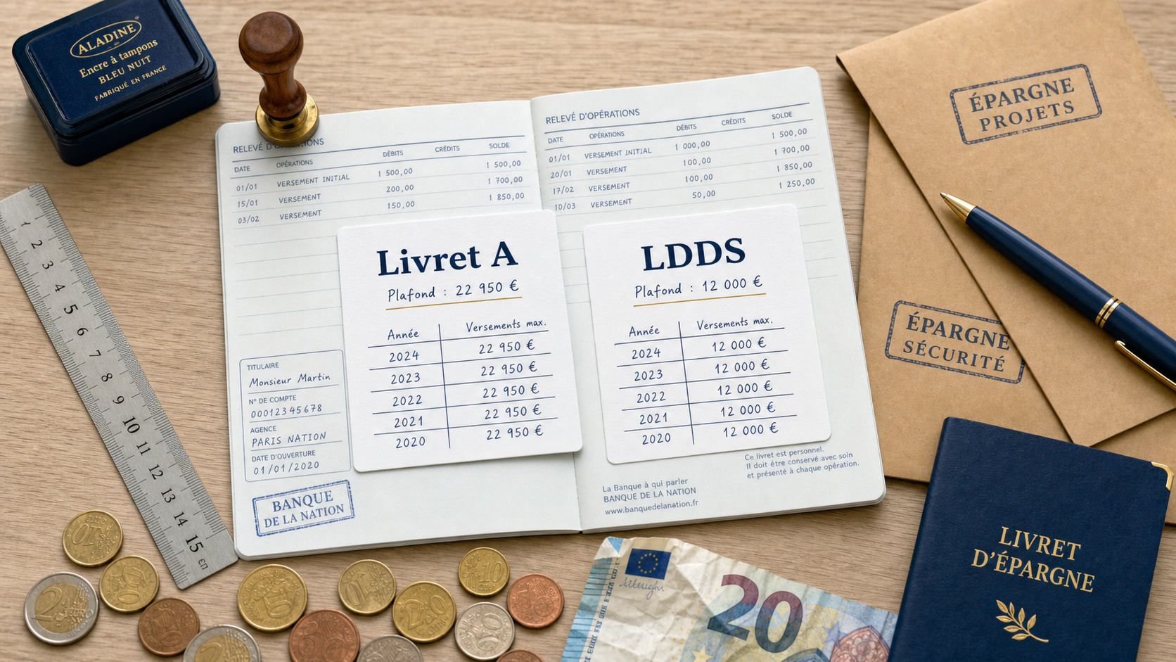 Livret a ou ldds : carnet et épargne pour choisir