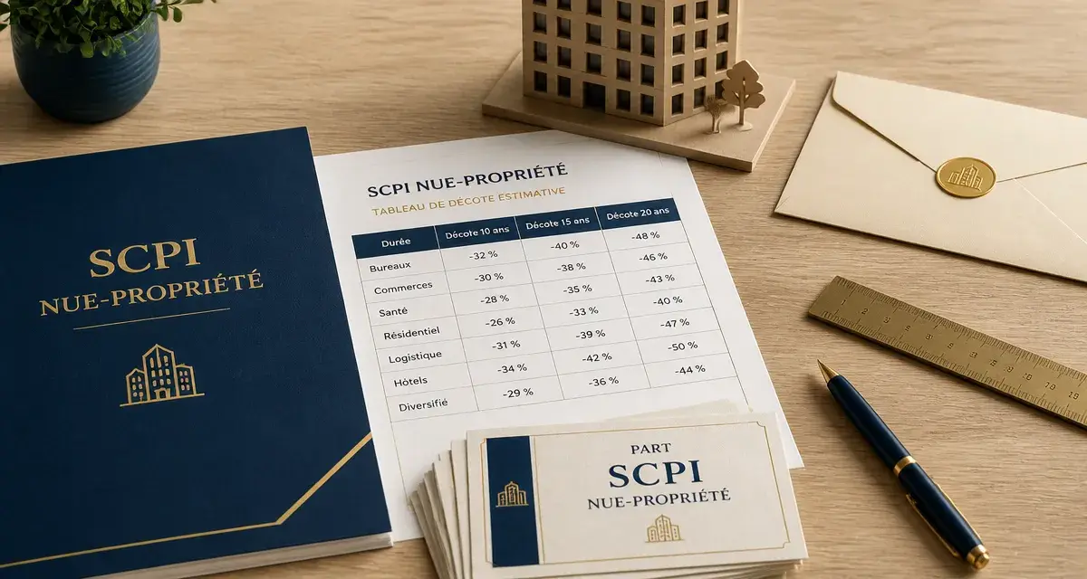 SCPI en nu propriété : décote jusqu’à 45 %
