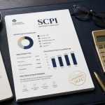 Usufruit SCPI document financier sur bureau élégant