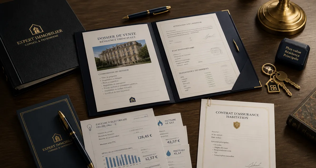 vente residence principale impots documents clés