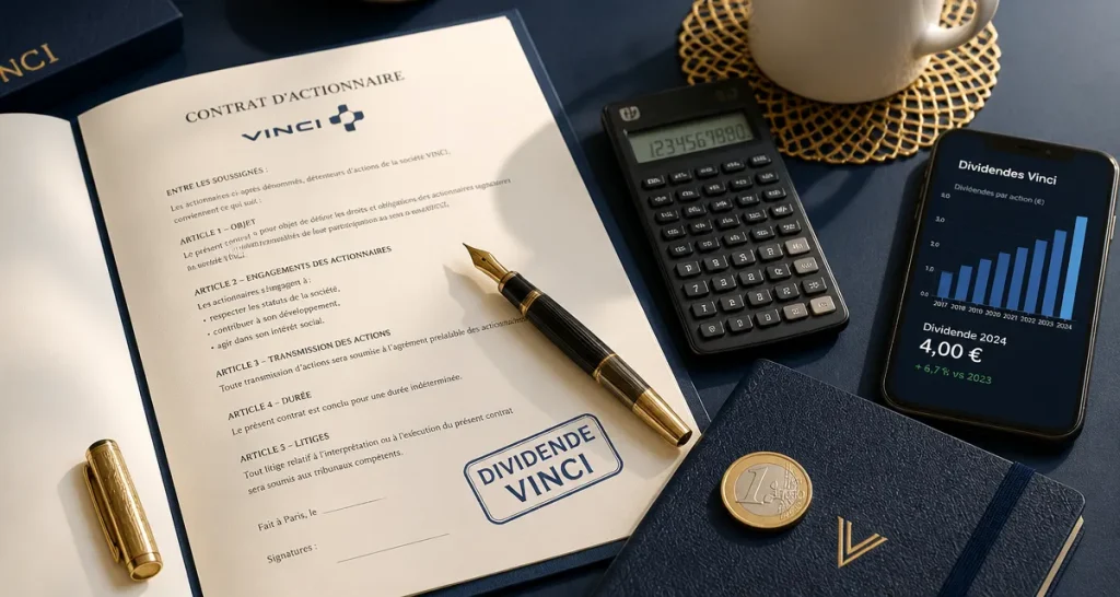 versement dividende vinci 2025 contrat actionnaire