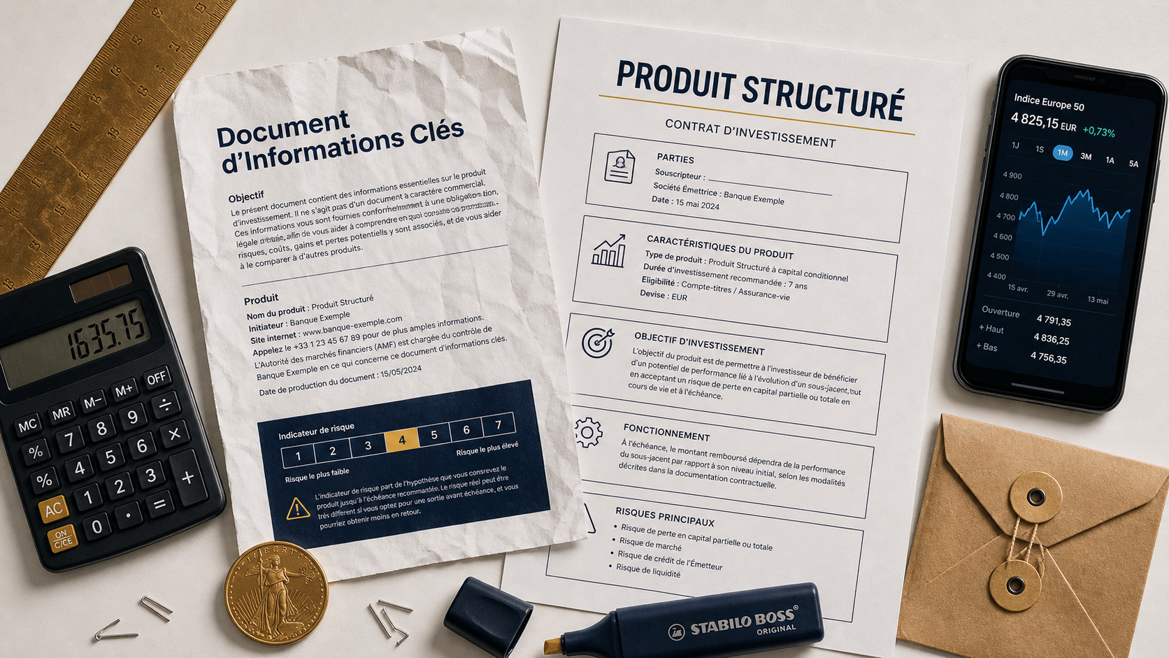 Définition produits structurés : rendement conditionnel et protection du capital
