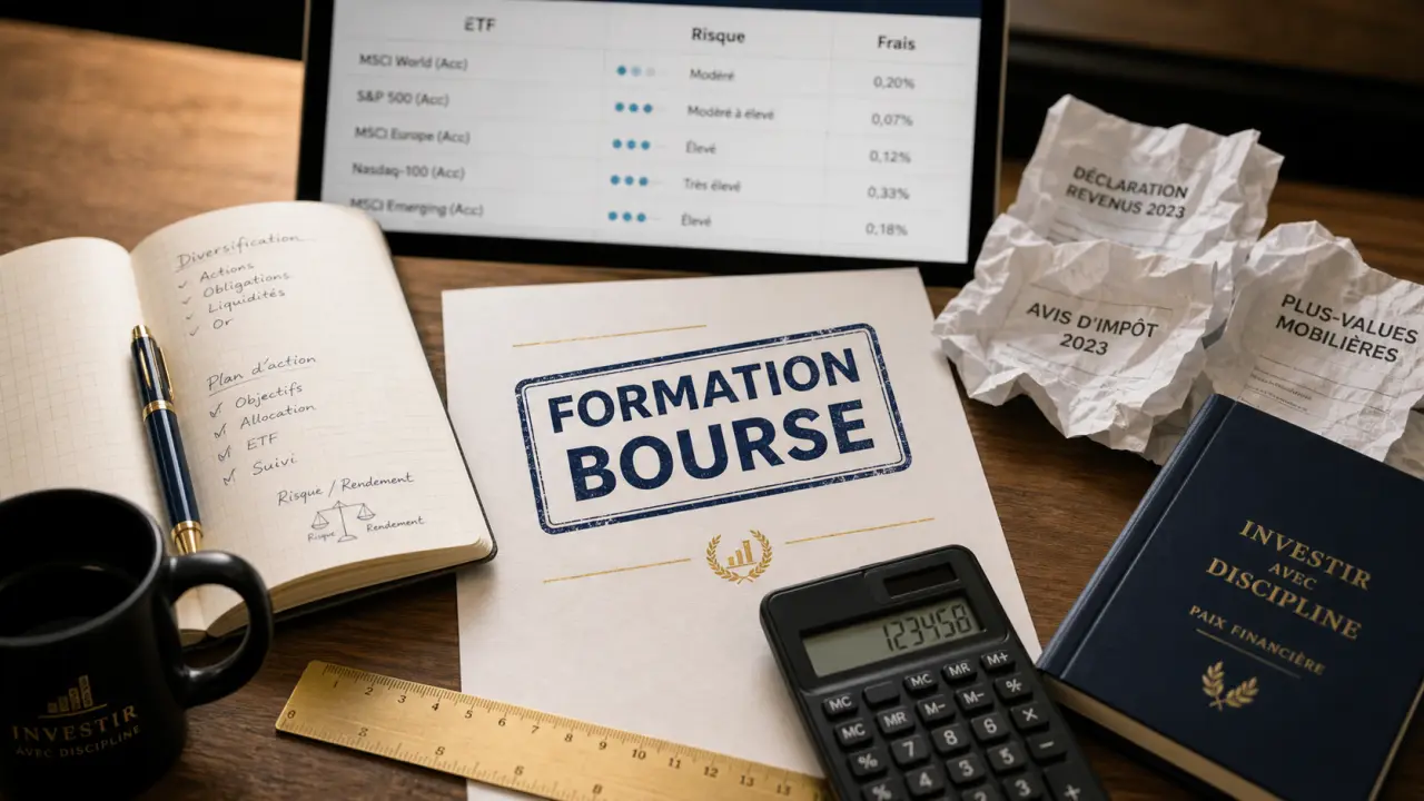 Formation bourse gratuite : choix et bases pour investir