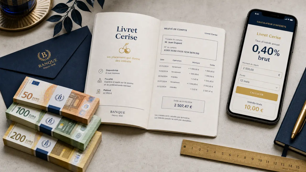 livret cerise lcl 0,40% brut jusqu’à 20 000 €
