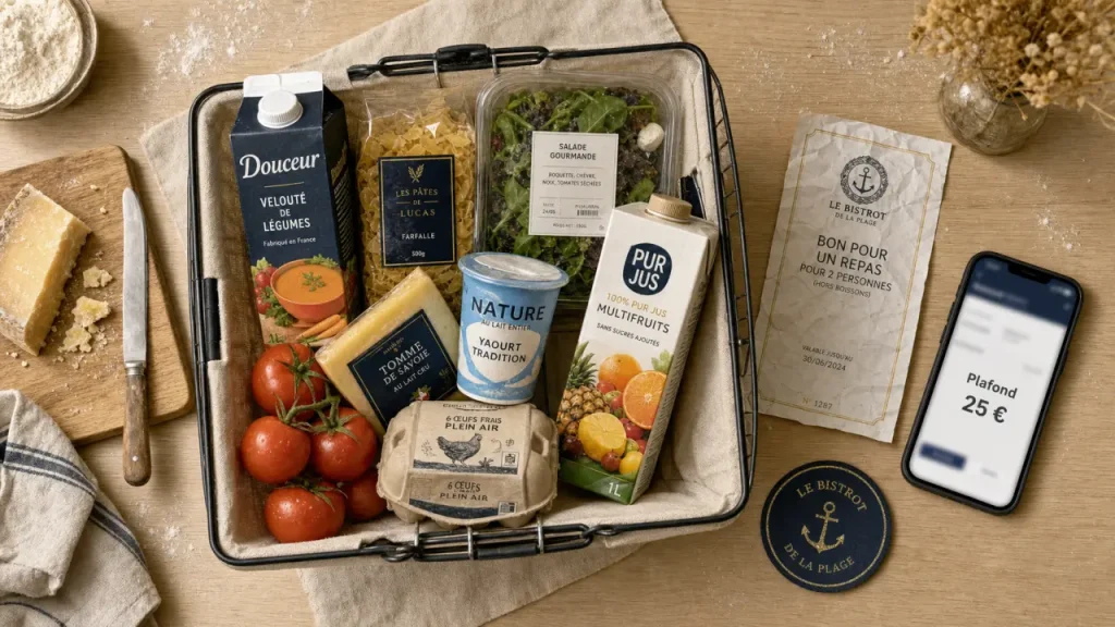 Ticket restaurant 2025 : les produits vraiment éligibles en supermarché et les limites à connaître