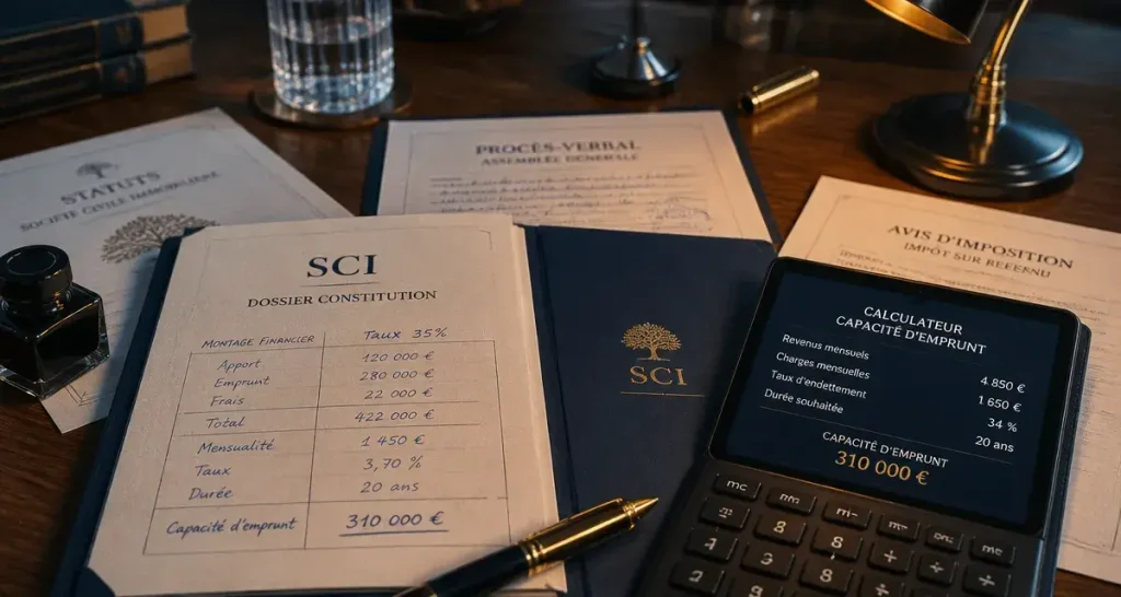 Emprunt en SCI : comment mutualiser vos revenus et optimiser votre capacité d&rsquo;endettement ?