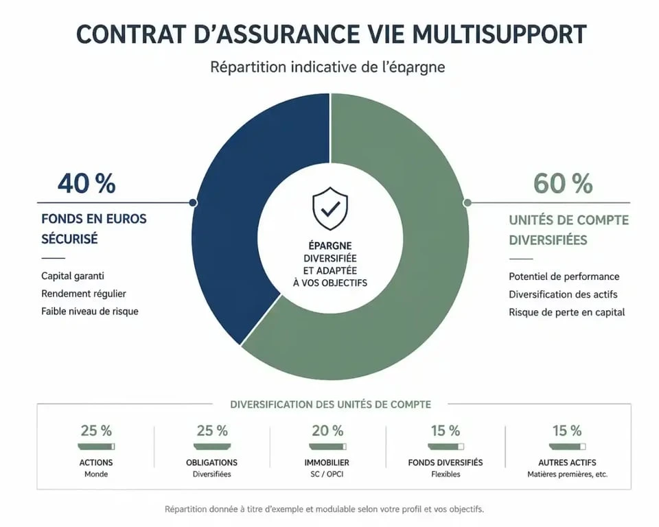 Répartition investissement assurance vie Complice Vie Matmut