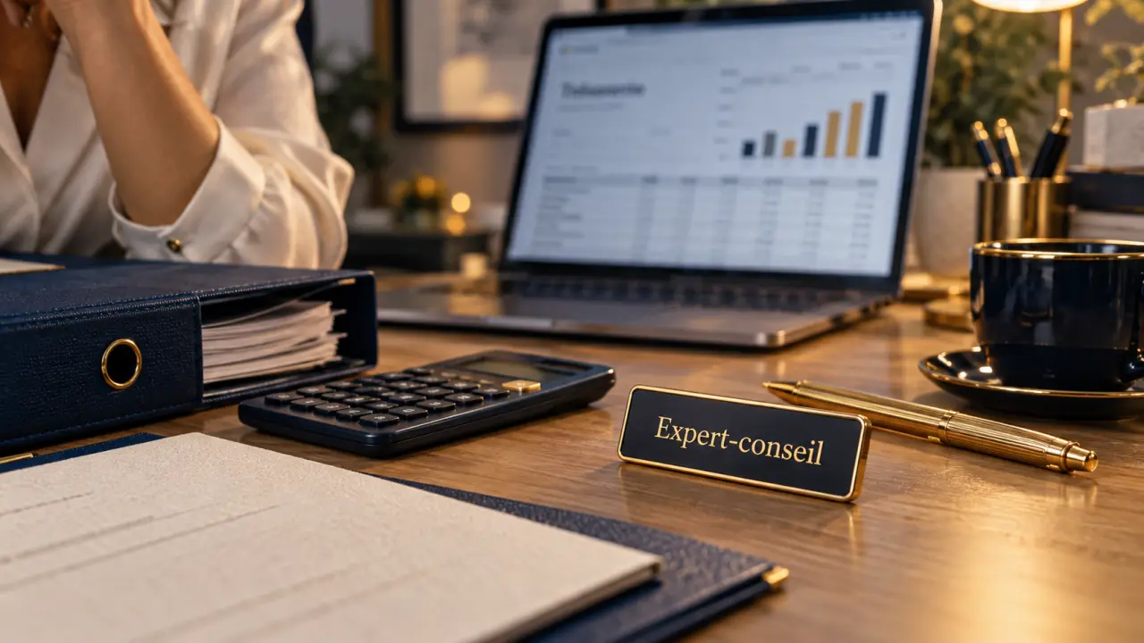Photo expert conseil : bureau, trésorerie et gestion pour décider