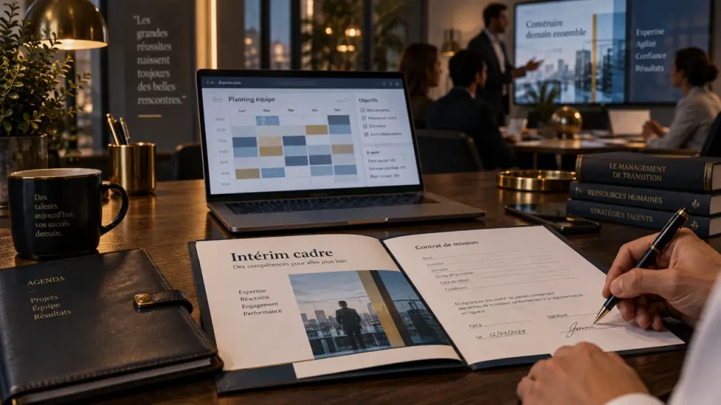 Intérim cadre : sécuriser un projet sans s’engager en CDI