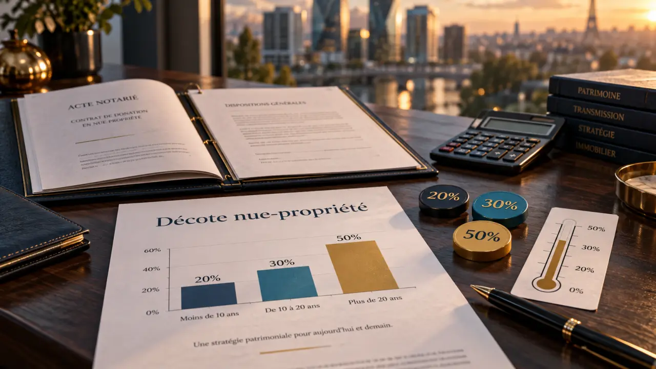 Nue propriete investir : décote 25 à 40% et achat sans loyers