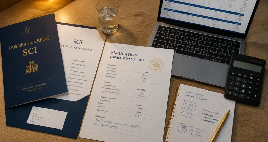 Prêt immobilier SCI : simuler sa capacité d’emprunt avant de foncer sur un bien